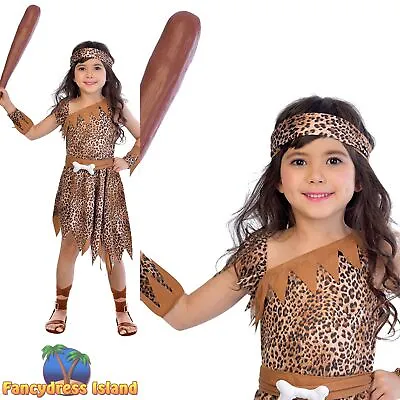 £14.29 • Buy Amscan Cave Girl Stone Age Kids Childs Fancy Dress Costume