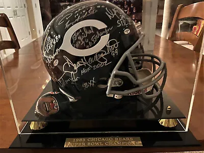 Rare Undupicatable Chicago Bears F/s Helmet Signed By Many Many 1985 Superbowl • $1500