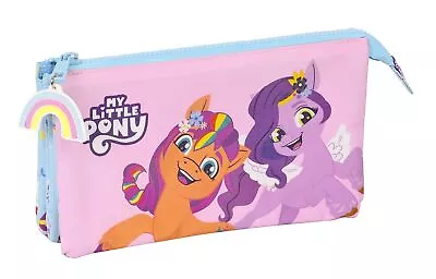 Safta My Little Pony - Triple Pencil Case Children's Pencil Case Ideal For Sch • $26.81