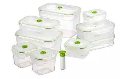 Lasting Freshness Vacuum Seal Food Storage Containers - Deep Freezer Food Sealer • $95.42