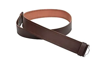 Leather Kilt Belt Adjustable Size For Kilts Highland Brown Plain • $19.99