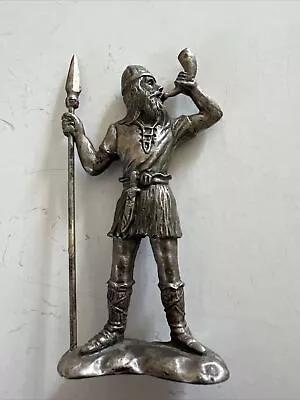 Bjorn 1985 Pewter Viking Figure 3-3/4” Selandia • $26.99