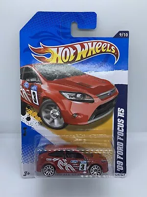 Hot Wheels Mainline - ‘09 Ford Focus RS Red - BOXED - Diecast - 1:64 • $25.92