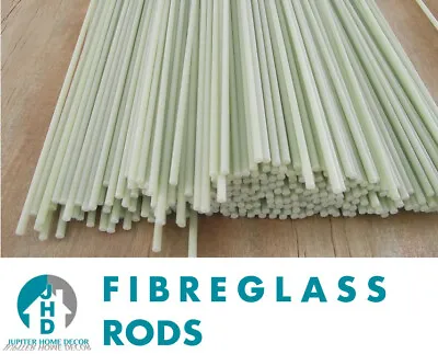 £11.99 • Buy Fibreglass Roman Blind Rods  QUALITY - 5 X 2 Metres THICK RODS 4MM - NOW £11.99