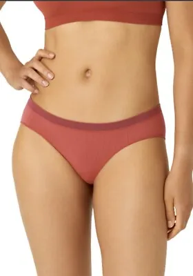 New Bombas Women 2x Bikini Panty *bee Better* Coral Lace Trim Ultra Soft Modal • $10.95