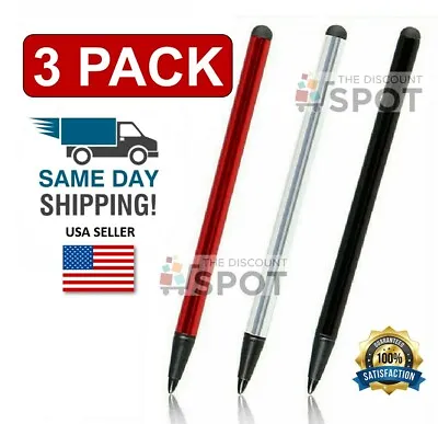 2 In 1 Touch Screen Pen Stylus Universal For IPhone IPad Samsung Tablet Phone PC • $3.92