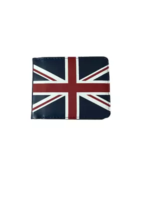 England Union Jack Flag Coin Wallet Purse Case Bag Blue/Red • £6.99