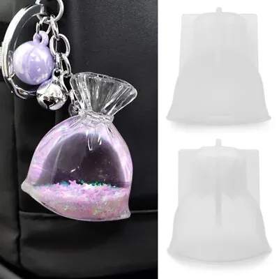£3.19 • Buy 3D Purse Lucky Bag Silicone Resin Mold Jewelry Keychain Casting Epoxy Mould DIY