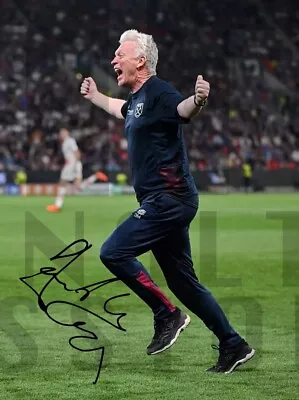 DAVID MOYES (1132) Signed WEST HAM UNITED WINNERS Printed Photo Autograph 6x4 • £3.79