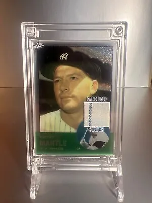 Mickey Mantle Topps Jersey Fusion 2022  • $150