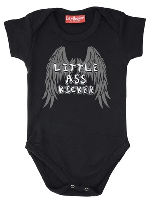£11.99 • Buy Little Ass Kicker Funny Alternative Slogan Baby Grow Gift Present