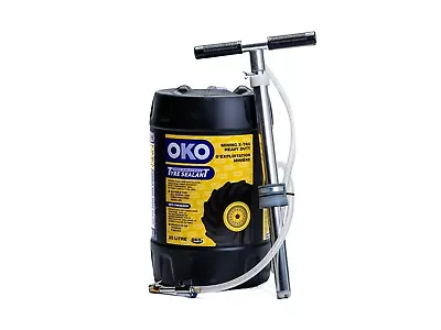 Oko Mining Extra Heavy Tyre Sealant 25 Litre Drum + 250ml Pump Off Road Use • £225