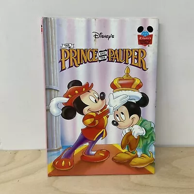 Disney's Mickey Mouse Holiday Coloring Book And  The Prince And The Pauper  Book • $7.35