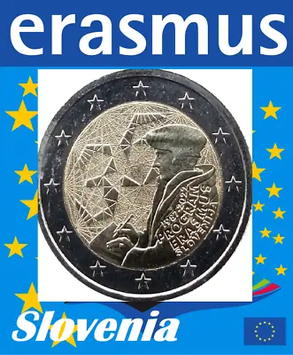 Slovenia Coin 2€ Euro 2022 Erasmus Programme Education EU Interchange Youth  • £4.54