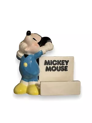 Vintage Disney Mickey Mouse Toothbrush Holder Bathroom Made In Japan Retro • $23.99