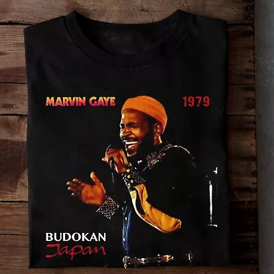 Marvin Gaye Shirt 1979 Short Sleeve Men All Size T-Shirt 1CM2039 • $15.80