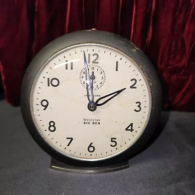 Vintage WESTCLOX Big Ben Chime Alarm Clock Model 1A 48H • $52.95