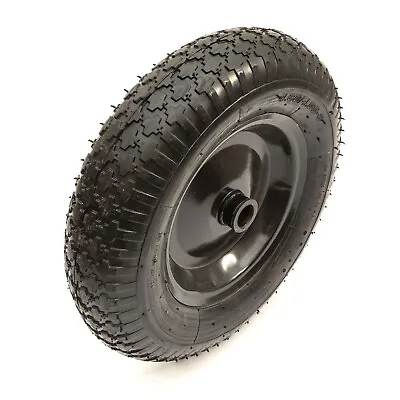 Wheel Pneumatic 4 Ply 15  Tyre 4.80/4.00-8 & Bearing Fits Garden Trailer Trolley • £19.99
