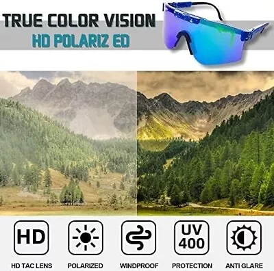 Polarized Cycling Sunglasses For Men Women UV400 Sports Glasses For Youth Win • $26