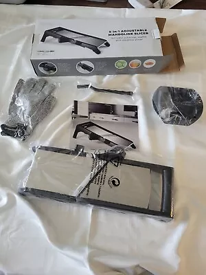 Gramercy Adjustable Mandoline Food Slicer Mandoline Slicer.  New In Box. • $5