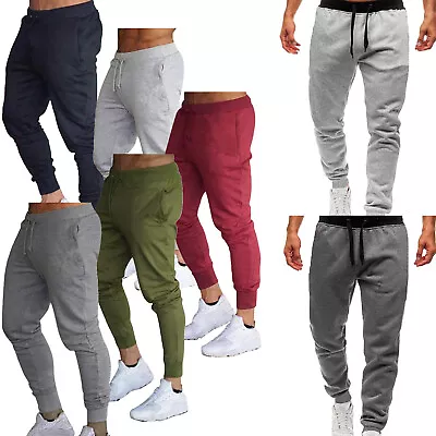 Mens Pants Casual Trousers Elastic Waistband Athleticpants Comfortable Sports • $15.47