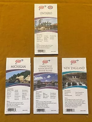 Lot Of 4 AAA Maps State Series • $16