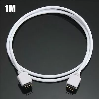New 4Pin Extension Wire Cable Cord Connector For RGB 5050 3528 LED Strip Lights • $4.89