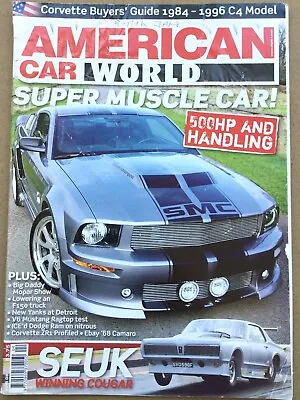 American Car World Magazine - April 2008 - Mustang SMC500 F150 Cougar • $9.46