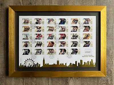 £27.90 • Buy FRAMED Team GB 2012 London Olympics Full Set 29 X Stamps Gold Medal Winners LTD