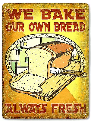  	Deli Bread Sub Sandwich Bakery METAL SIGN Great Gift Diner Vintage Style 590 • $19.55