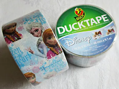 Disney Frozen Heart Anna & Elsa Duck Brand Duct Tape 2 Rolls 1.88  X 10 Yds NIP • $21.99