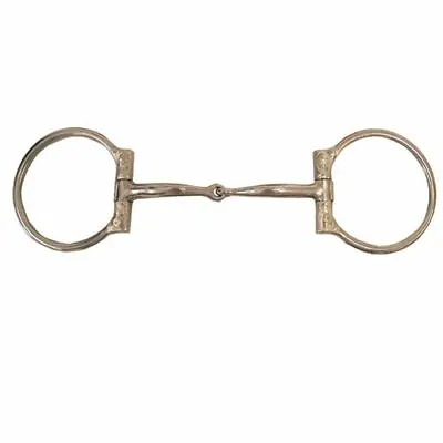 Bit - German Silver Engraved Cheek D Ring Snaffle • $49.95