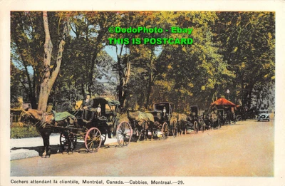£7.99 • Buy R366237 Montreal. Cabbies. Canada. Cochers Attendant La Clientele. Photogelatine