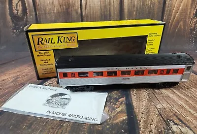 MTH RAIL KING New Haven O-27 STREAMLINED Passenger Coach Car Item No. 30-6132 • $76.47