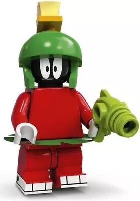 LEGO MARVIN THE MARTIAN Figure LOONEY TUNES MINIFIGURE SERIES Opened Pack 71030 • £6.49