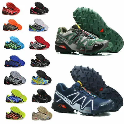 Men's Salomon Speedcross 3 Athletic Running Training Sports Outdoor Hiking/Shoes • £33.89