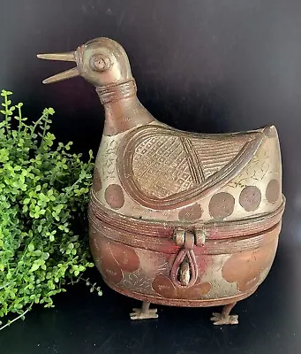 Don Freedman Design Brass Copper Metal Duck Art Sculpture • $325