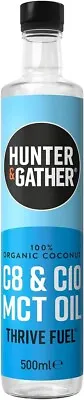 Hunter & Gather Premium Organic C8 & C10 MCT Oil 500ml | 100% Organic MCT Oil I • £23.70