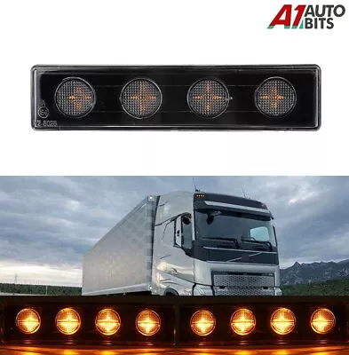 Cabin Roof Amber 24v 4 Led Sun Visor Light X1 Fits For Scania 5 6 P G T Series • £13.55