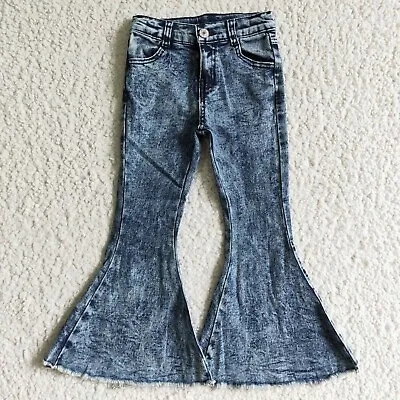 $21.99 • Buy Girls Jeans Denim Pants Bell Bottoms