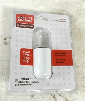 Worlds Smallest Humidifier Real Working Portable Humidifier White 4201 USB • $7.98