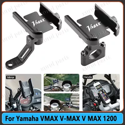 For Yamaha VMAX V-MAX V MAX 1200 CNC Motorcycle Phone Holder GPS Stand Bracket • $18.59