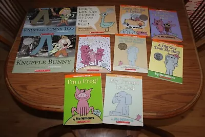 10 Mo Willems Picture Books Lot Elephant Piggie Pigeon Knuffle Bunny • $22.99