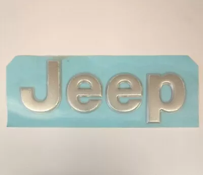 1997-2004 Jeep Grand Cherokee JEEP LOGO Nameplate Decal Emblem Chrome MOPAR OEM • $69.99