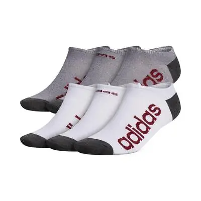 Adidas Athletic Superlite No Show Socks (6 Pairs) - One Size - Multi • $42.95