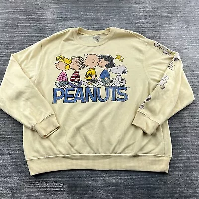 Peanuts Sweatshirt Size 2X Womens Snoopy Charlie Brown Patty Marcie Pullover • $14.99