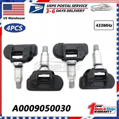 4X Tire Pressure TPMS Monitoring Sensor For Mercedes-Benz C300 C350 A0009050030 • $35.40