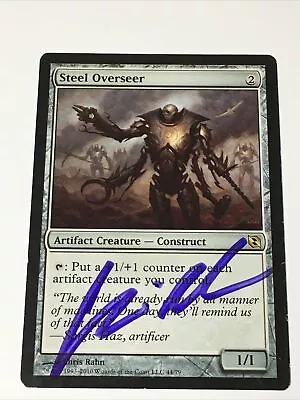 1x Steel Overseer (MP)(Signed) - Duel Decks: Elspeth Vs. Tezzeret - MTG • $9.99