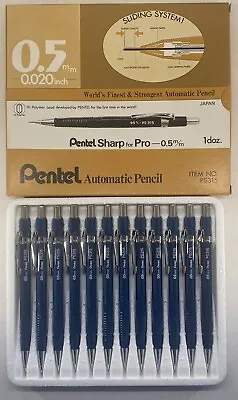 Vtg 1 Doz 12 Pentel Sharp For Pro PS315 0.5 NOS Drafting Mechanical Pencil New • $192.35