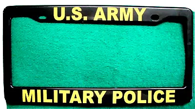 License Plate Frame-U.S. ARMY/MILITARY POLICE-Polished ABS- #3370Y • $9.95